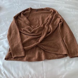 Brownish orange sweater